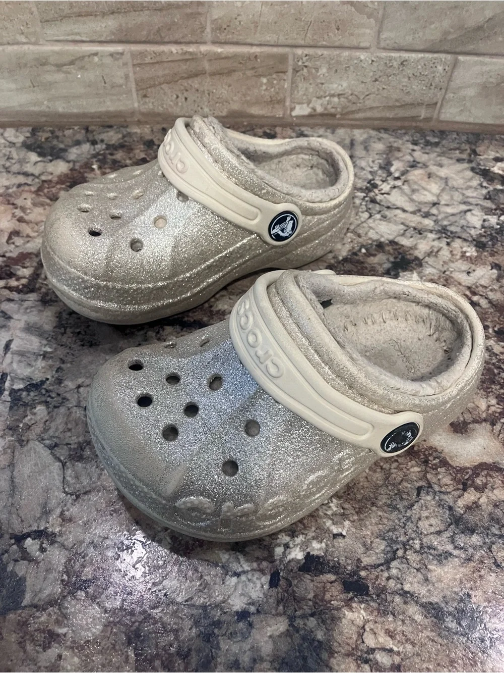 Crocs Kids Classic Glitter Clog